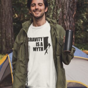 dit gravity is a myth klim shirt is van outdoor goeroe