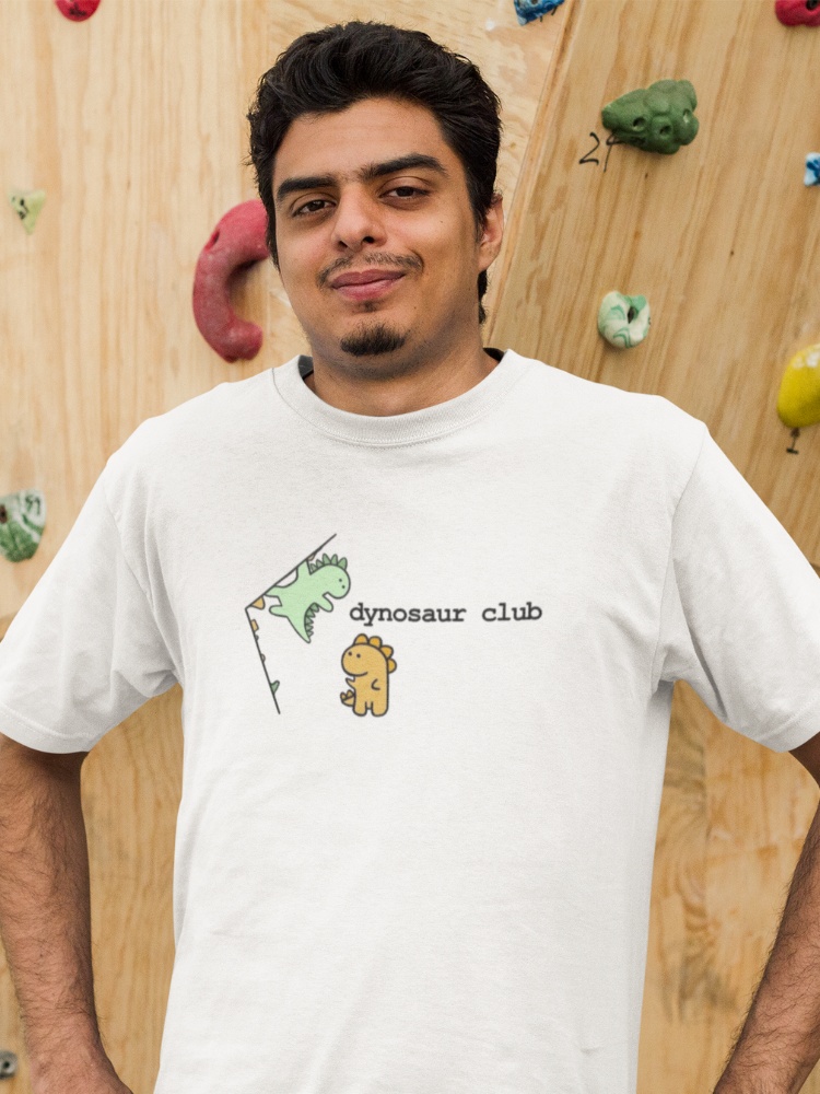 dit dynosaur club boulder shirt is van outdoor goeroe